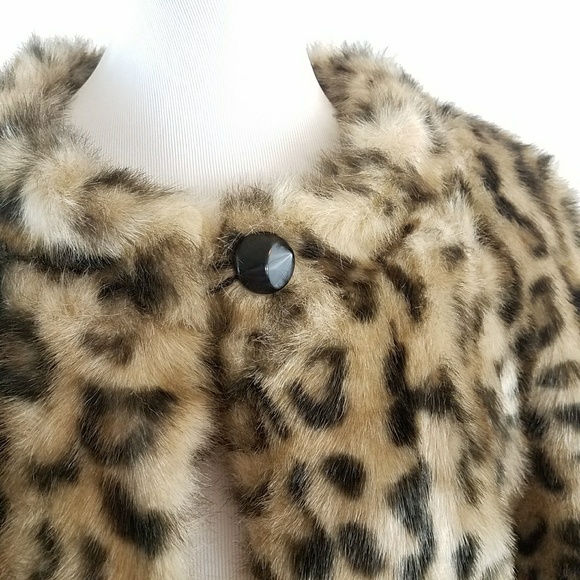 🚫Elevenses Out of the Wild Faux Fur Coat Jacket 6 - Picture 3 of 8